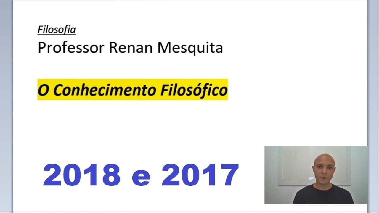 Thumbnail: SSA 2 Conhecimento filosófico - 2018 e 2017