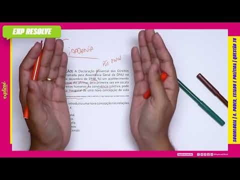 Thumbnail da aula: A DECLARAÇÃO UNIVERSAL DOS DIREITOS HUMANOS, ADOTADA E (...) | PODER, ESTADO E POLÍTICA