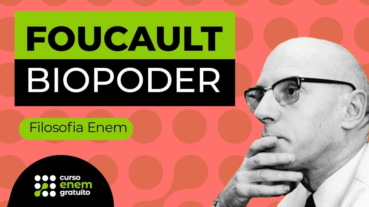 Thumbnail: FOUCAULT: BIOPODER | Filosofia para o Enem | Ernani Júnior da Silva