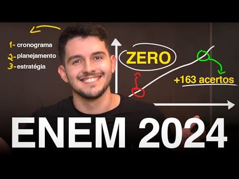 Thumbnail da aula: EVITE ESTE ERRO para AUMENTAR seus ACERTOS no ENEM 2024