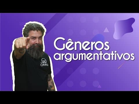 Thumbnail da aula: Gêneros argumentativos - Brasil Escola