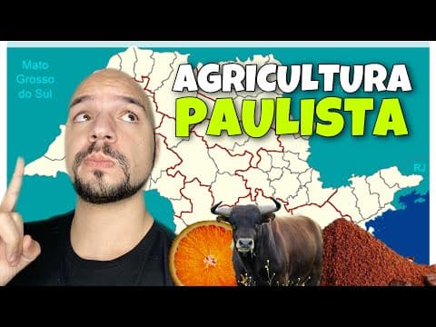 Thumbnail da aula: Agricultura de São Paulo (Sudeste) | Ricardo Marcílio