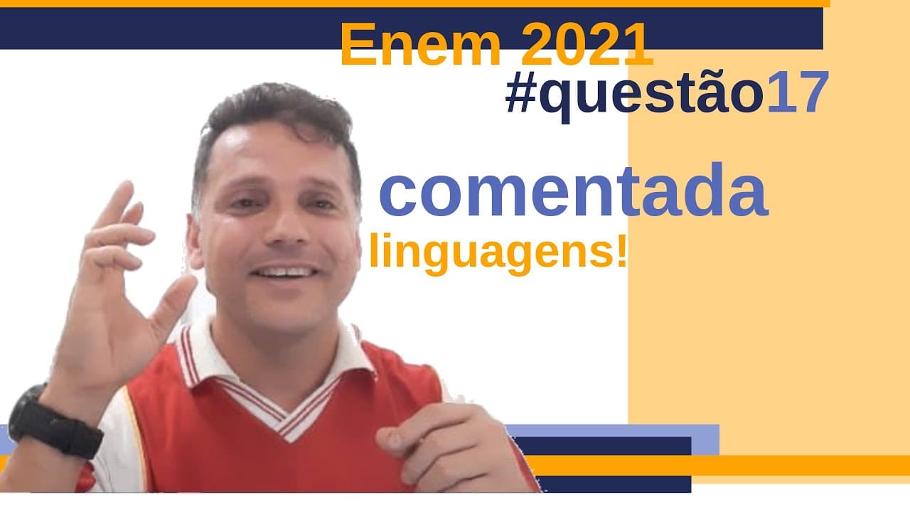 Thumbnail: #Enem: questão comentada de língua portuguesa - linguagens