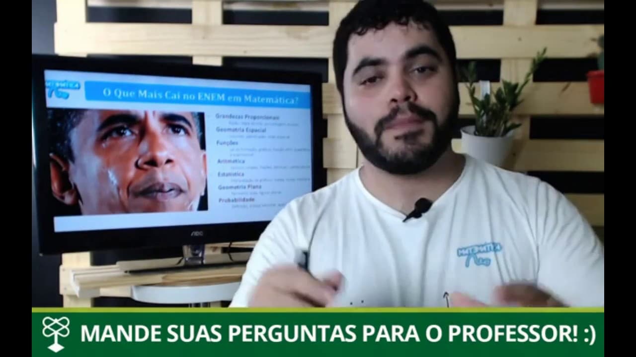 Thumbnail: AULÃO SOBRE O QUE MAIS CAI NO ENEM EM MATEMÁTICA E GRANDEZAS PROPORCIONAIS feat. Catraca Livre