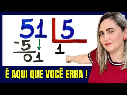 Thumbnail da aula: 😱😱NÃO SOFRA MAIS COM DIVISÃO!!! Matemática básica todo dia!!!