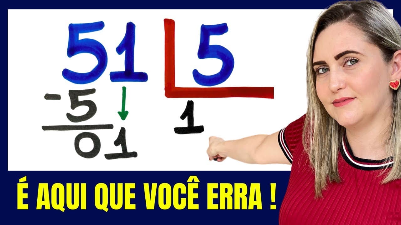 Thumbnail: 😱😱NÃO SOFRA MAIS COM DIVISÃO!!! Matemática básica todo dia!!!