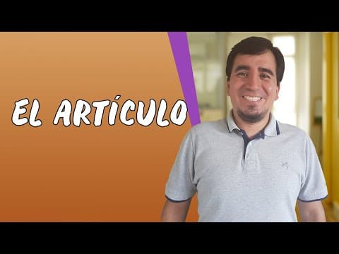Thumbnail da aula: El Artículo - Brasil Escola