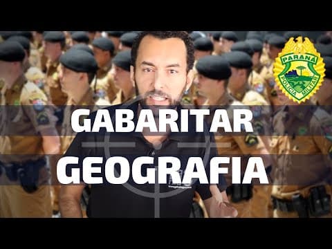 Thumbnail da aula: CONCURSO PM PR | PROJETO GABARITAR GEOGRAFIA |