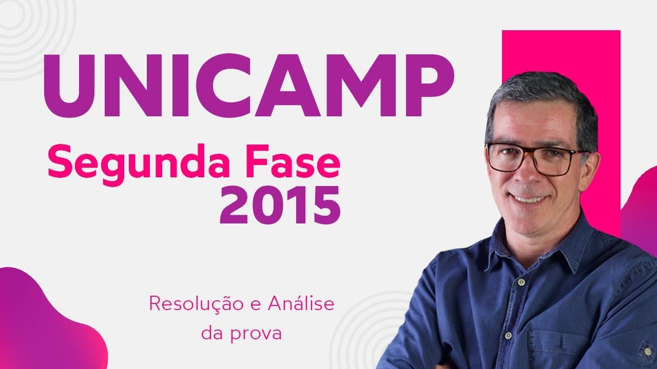 Thumbnail: Resolução UNICAMP Segunda Fase 2015 - Professor Pinguim