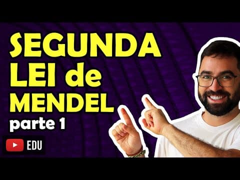 Thumbnail da aula: Segunda Lei de Mendel (parte 1) - Aula 10 - Módulo II: Genética | Prof. Gui
