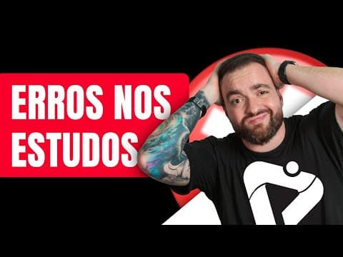 Thumbnail da aula: 4 ERROS QUE VOCÊ JÁ COMETEU NA HORA DE ESTUDAR PARA O ENEM | Proenem