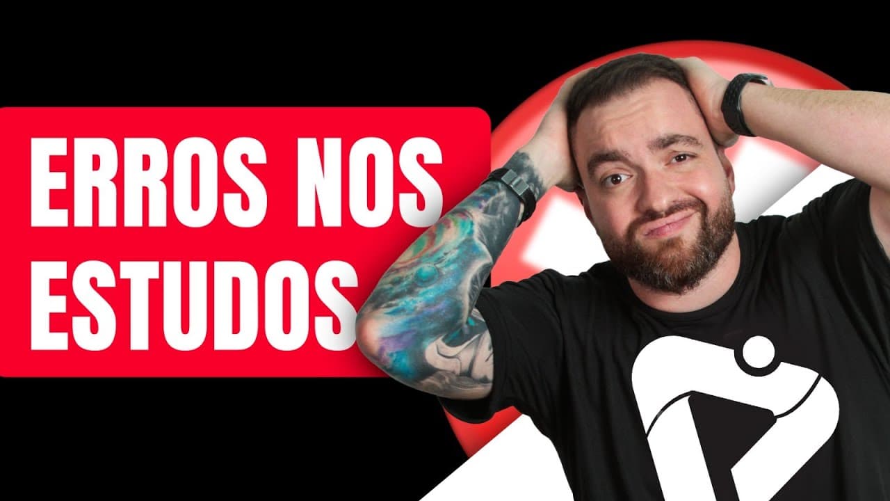 Thumbnail: 4 ERROS QUE VOCÊ JÁ COMETEU NA HORA DE ESTUDAR PARA O ENEM | Proenem