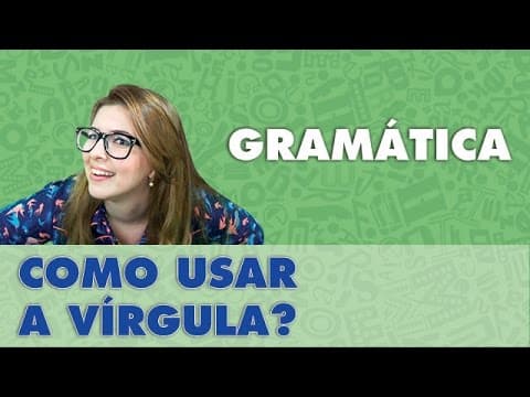 Thumbnail da aula: Profa. Pamba - Como eu uso a vírgula? - PARTE 1 - Aula de Gramática