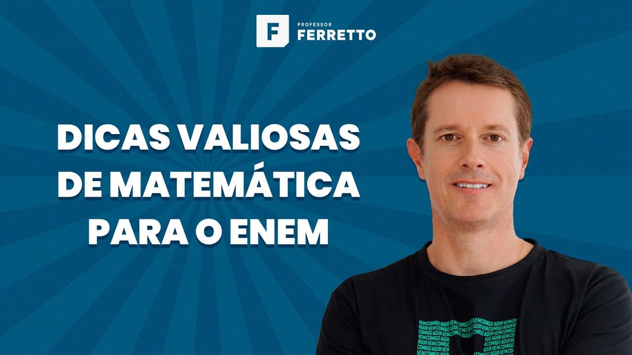 Thumbnail: DICAS VALIOSAS DE MATEMÁTICA PARA DETONAR NO ENEM 👊