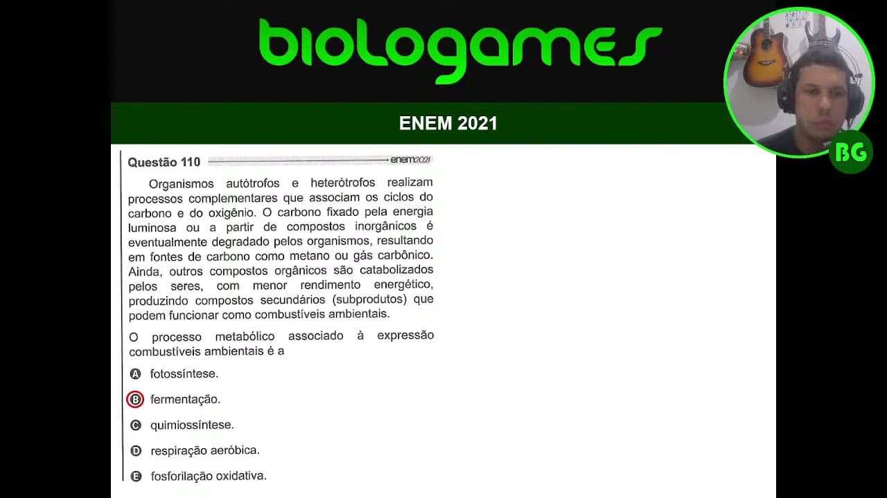 Thumbnail: ENEM 2021 - PROVA AZUL - Questão 110