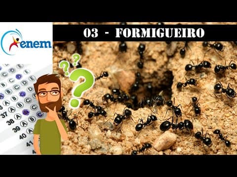 Thumbnail da aula: Questão 03 - O FORMIGUEIRO - Biologia no ENEM (2009:1)