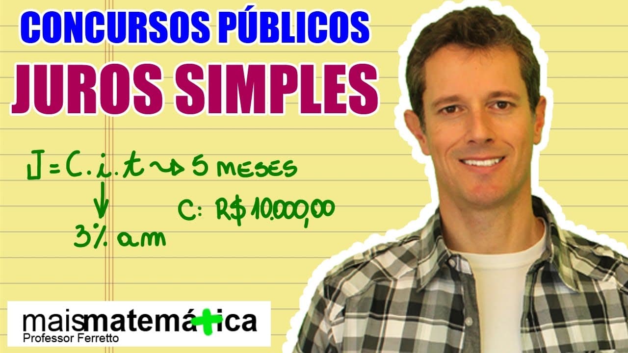 Thumbnail: Questão 19: Juros Simples