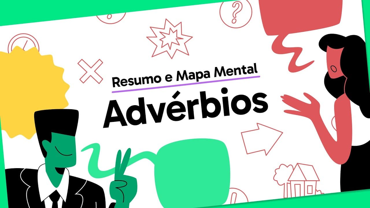 Thumbnail: ADVÉRBIO - O que é, como identificar e tipos de advérbios | Quer Que Desenhe?