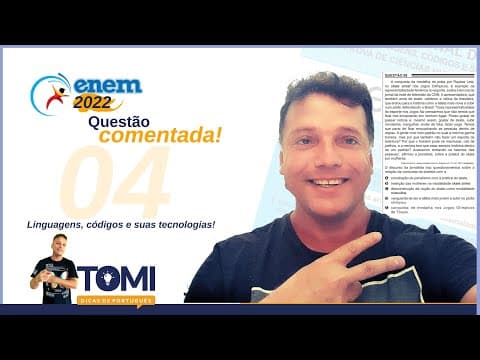 Thumbnail da aula: Enem 2022 - quarta questão comentada - Prof. Tomi Farias