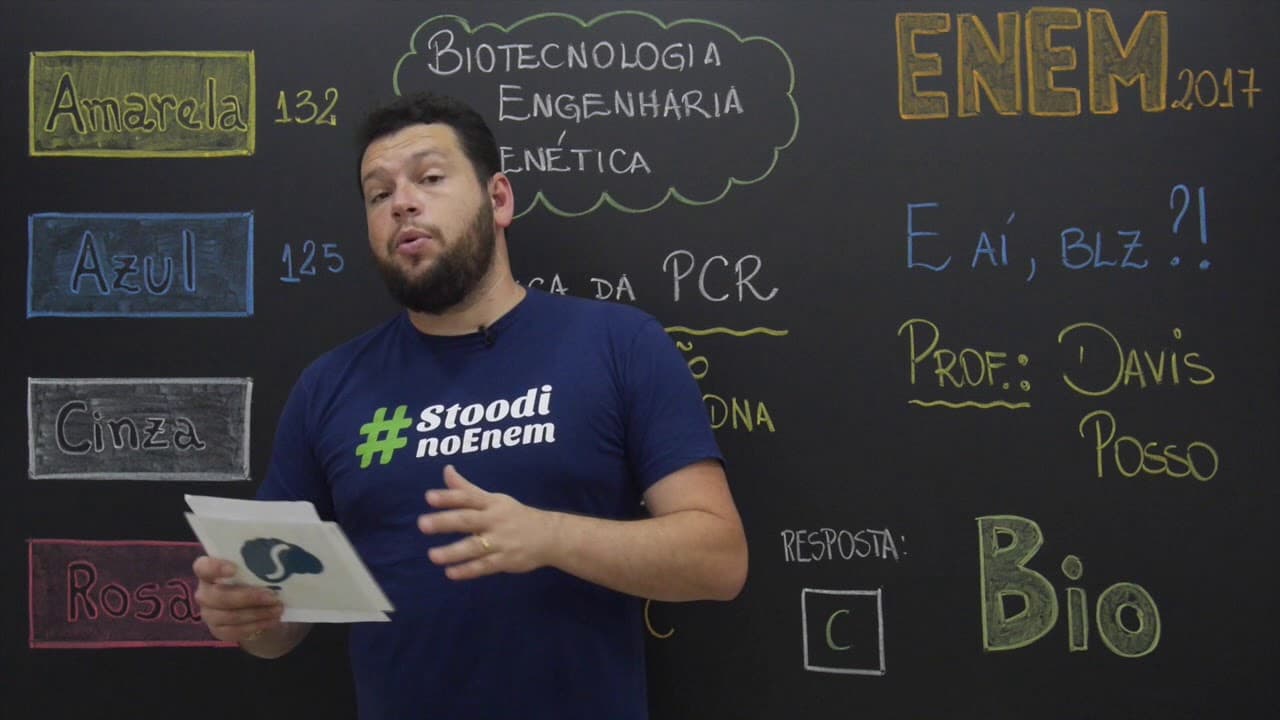 Thumbnail: ENEM 2017 - Questão 132 de Biologia (Caderno Amarelo)