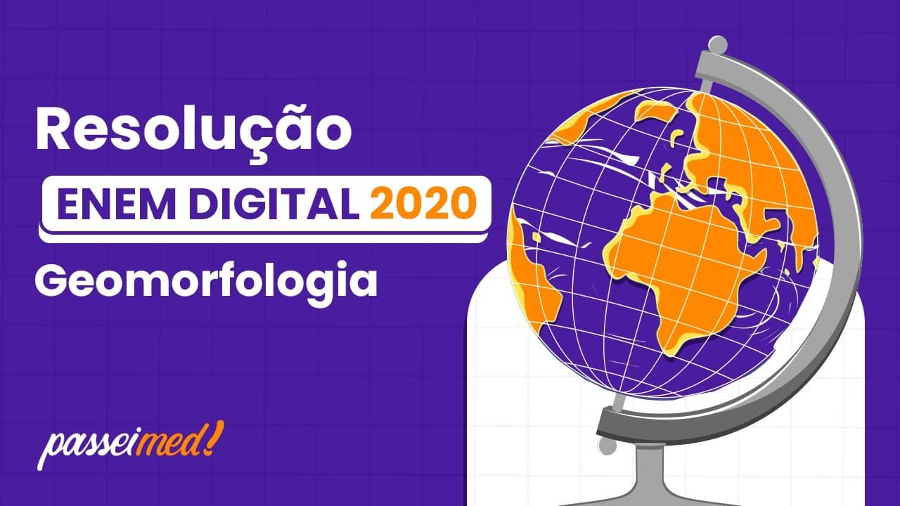 Thumbnail: ENEM DIGITAL 2020 - GEOMORFOLOGIA | Os canais meândricos são encontrados, com frequência, nas...