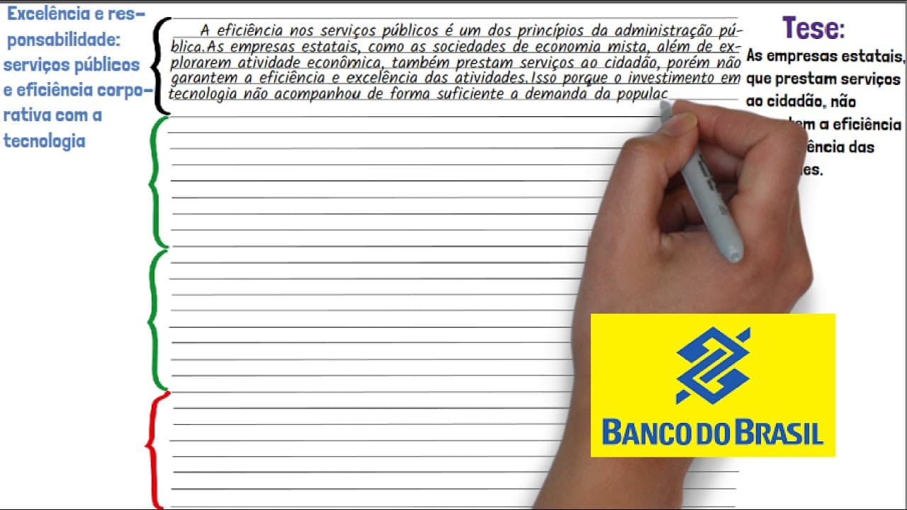 Thumbnail: Redação 2024 - Serviços públicos, eficiência corporativa e tecnologia | Desenhando a Solução