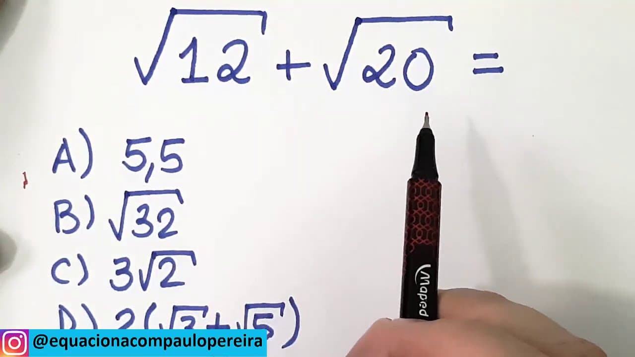 Thumbnail: 🔥 HELP MATEMÁTICA BÁSICA - Raiz Quadrada #86