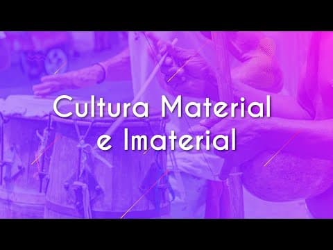 Thumbnail da aula: Cultura Material e Imaterial - Brasil Escola
