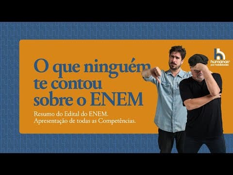Thumbnail da aula: O QUE NINGUÉM TE CONTOU SOBRE O ENEM