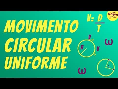 Thumbnail da aula: MOVIMENTO CIRCULAR UNIFORME | Resumo de Física para o Enem