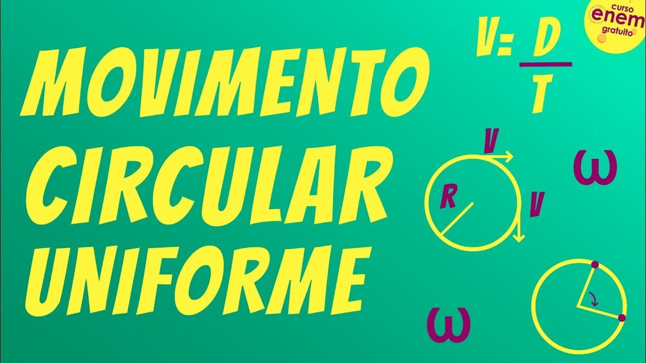 Thumbnail: MOVIMENTO CIRCULAR UNIFORME | Resumo de Física para o Enem