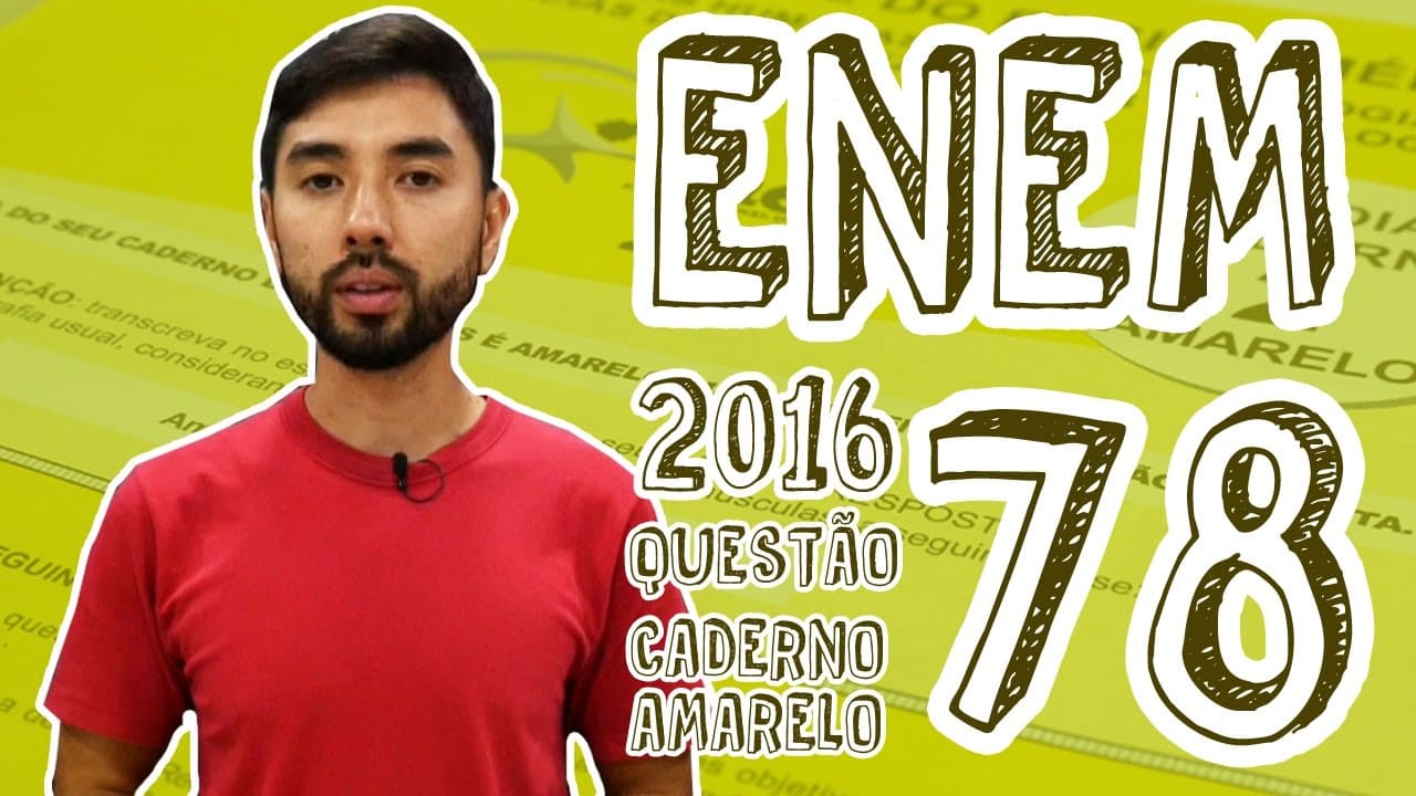 Thumbnail: ENEM - Questão 78 (Caderno Amarelo)