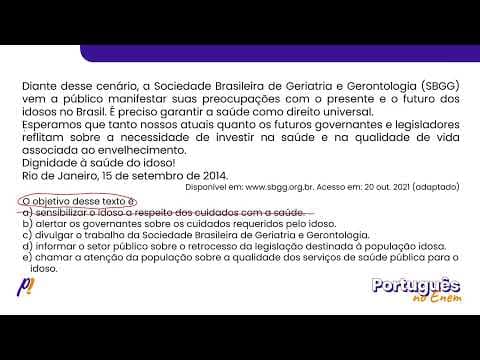 Thumbnail da aula: ENEM 2023 - INTERPRETAÇÃO E INFERÊNCIA DE TEXTOS | Carta aberta à população brasileira...