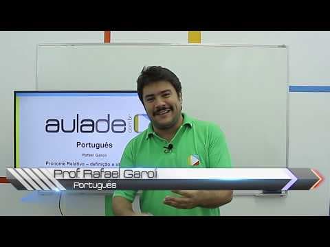 Thumbnail da aula: Português - Pronome Relativo: definição e identificação