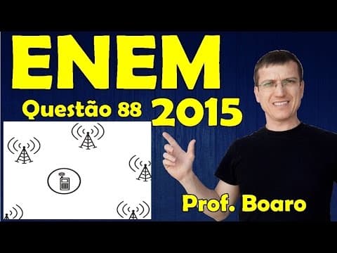 Thumbnail da aula: ENEM 2015 - QUESTÃO 88 - PROVA AZUL - FISICA   Prof.  Marcelo Boaro