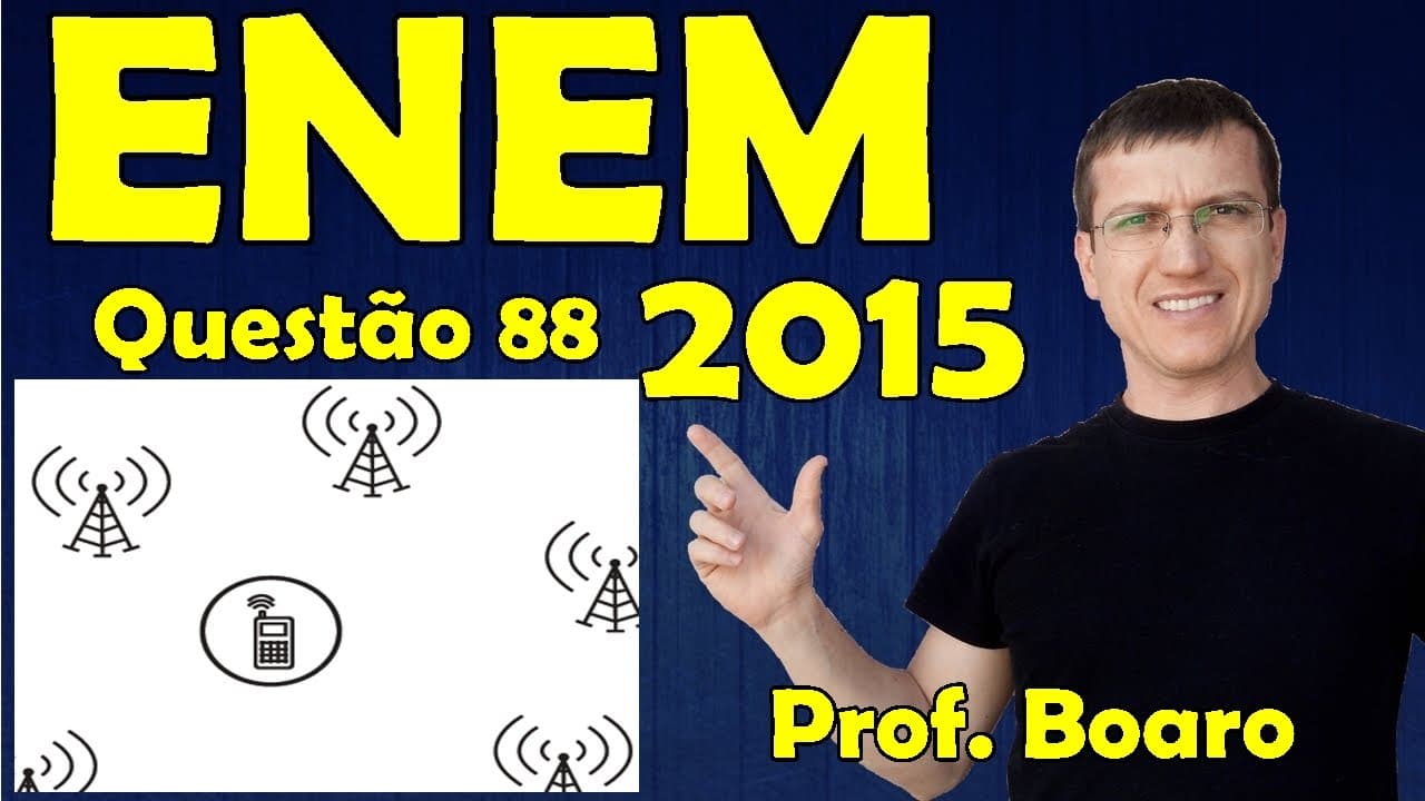 Thumbnail: ENEM 2015 - QUESTÃO 88 - PROVA AZUL - FISICA   Prof.  Marcelo Boaro