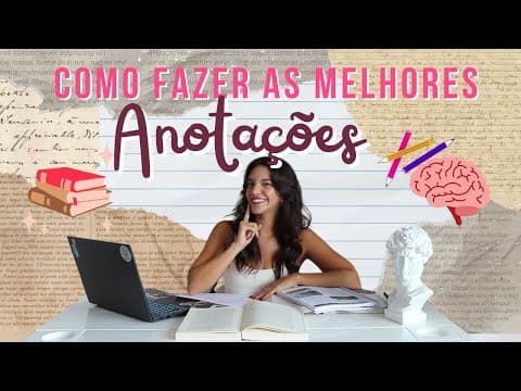 Thumbnail da aula: [ Libras e LSE ] COMO FAZER ANOTAÇÕES E RESUMOS PROFISSIONAIS (Débora Aladim)