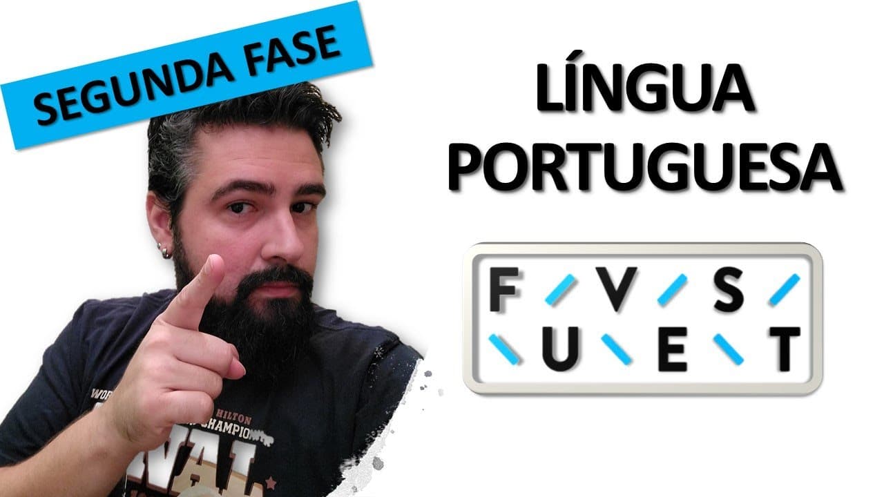 Thumbnail: SEGUNDA FASE DA FUVEST 2021 - LÍNGUA PORTUGUESA - O QUE E COMO CAI?