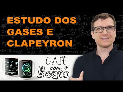 Thumbnail da aula: ESTUDO dos GASES e CLAPEYRON - Termologia - EXERCÍCIOS para REVISÃO de FÍSICA - EXC053