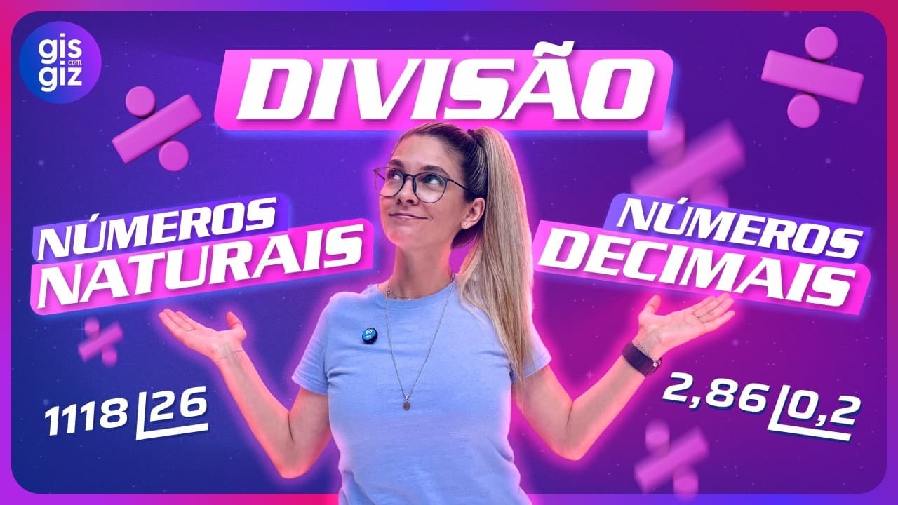 Thumbnail: DIVISÃO com números NATURAIS E DECIMAIS ( com vÍrgula )