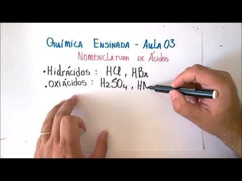 Thumbnail da aula: Química Ensinada Nomenclatura de Ácidos