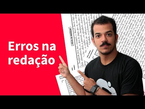 Thumbnail da aula: Cuidado com esses erros na sua redação | ProEnem