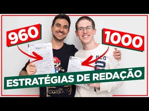 Thumbnail da aula: ESTRATÉGIAS Para Escrever REDAÇÃO DO ENEM (ft. Lucas Felpi)