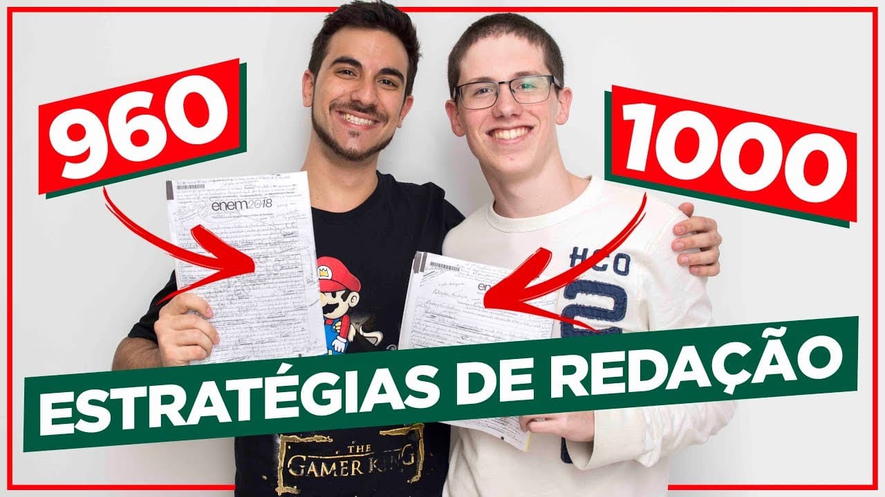 Thumbnail: ESTRATÉGIAS Para Escrever REDAÇÃO DO ENEM (ft. Lucas Felpi)