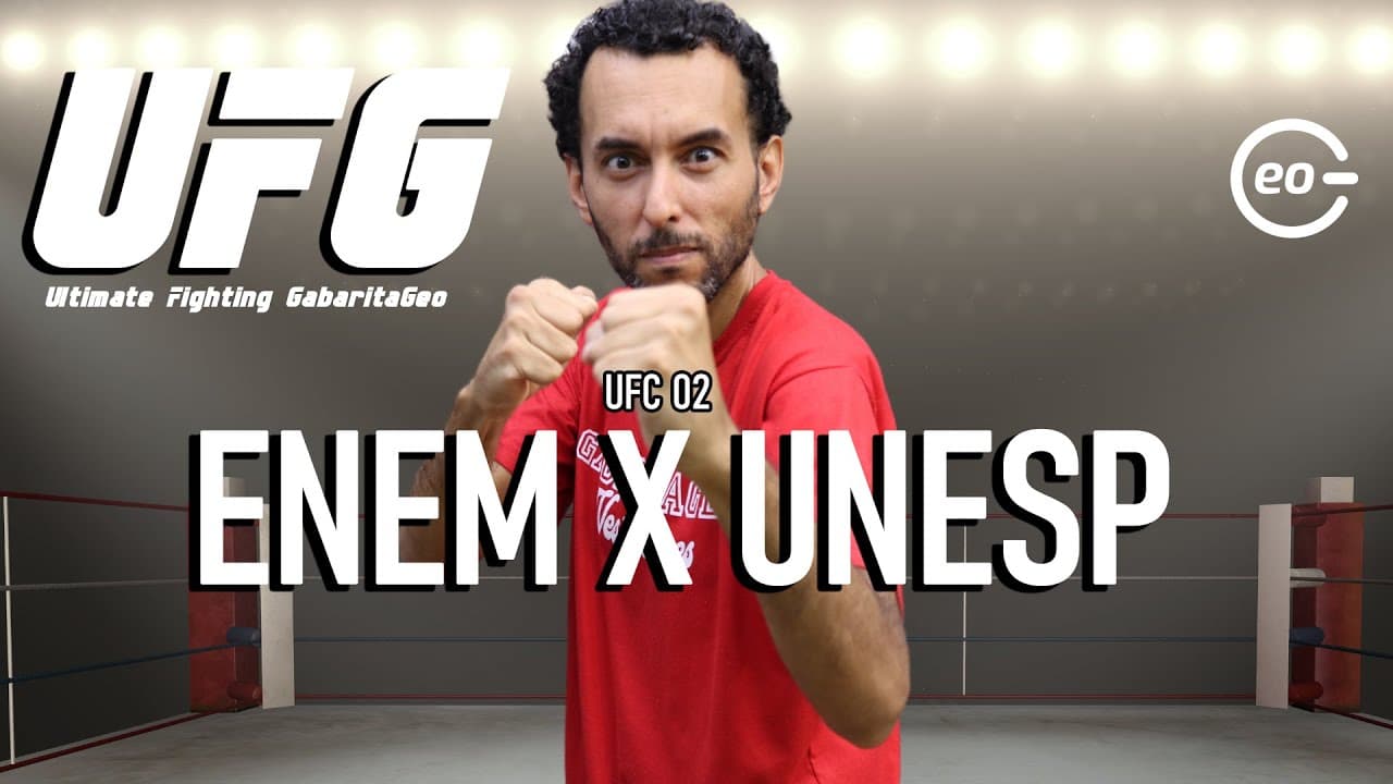 Thumbnail: Revisão ENEM 2020 e UNESP 2021| Qual questão é mais difícil? | UFG 02