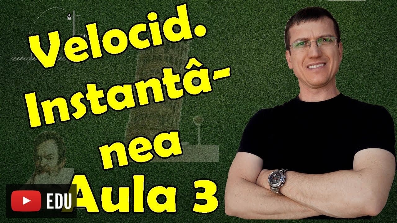 Thumbnail: Velocidade instantânea - CINEMÁTICA - Aula 3 - Prof. Marcelo Boaro