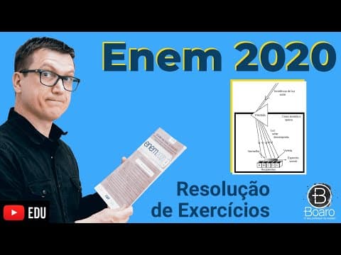 Thumbnail da aula: ENEM 2020 - RESOLUÇÃO dos EXERCÍCIOS - Herschel, em 1880, começou a escrever sobre a condensação da