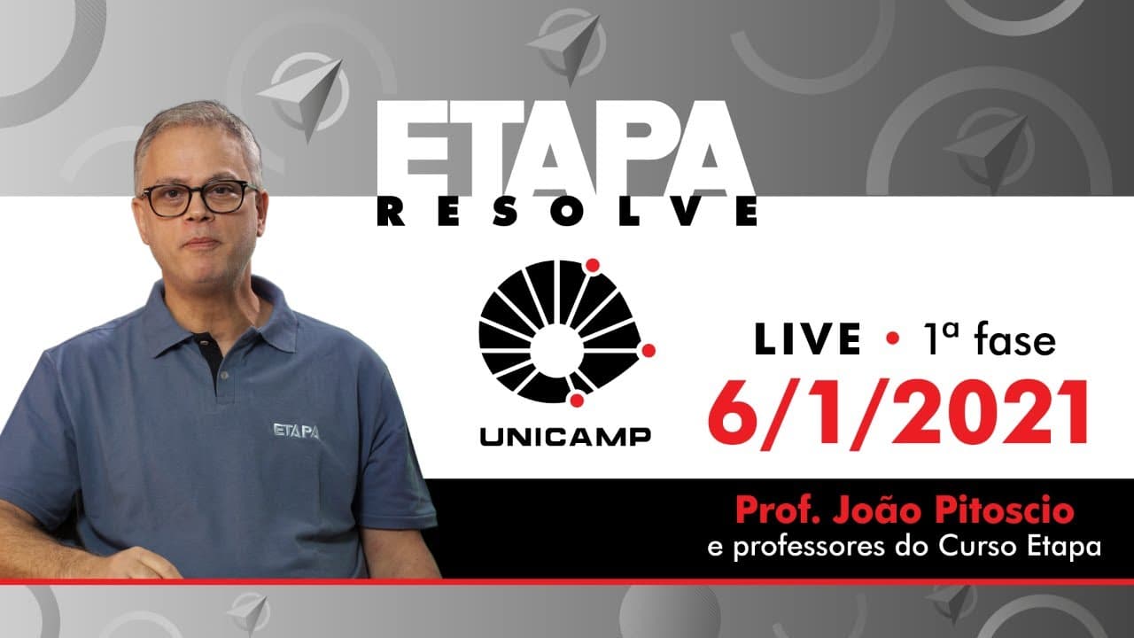 Thumbnail: Etapa Resolve: Live | Unicamp 1ª Fase - 6/1