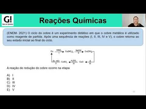 Thumbnail da aula: O ciclo do cobre é um experimento didático em que o cobre metálico é utilizado como reagente de ...