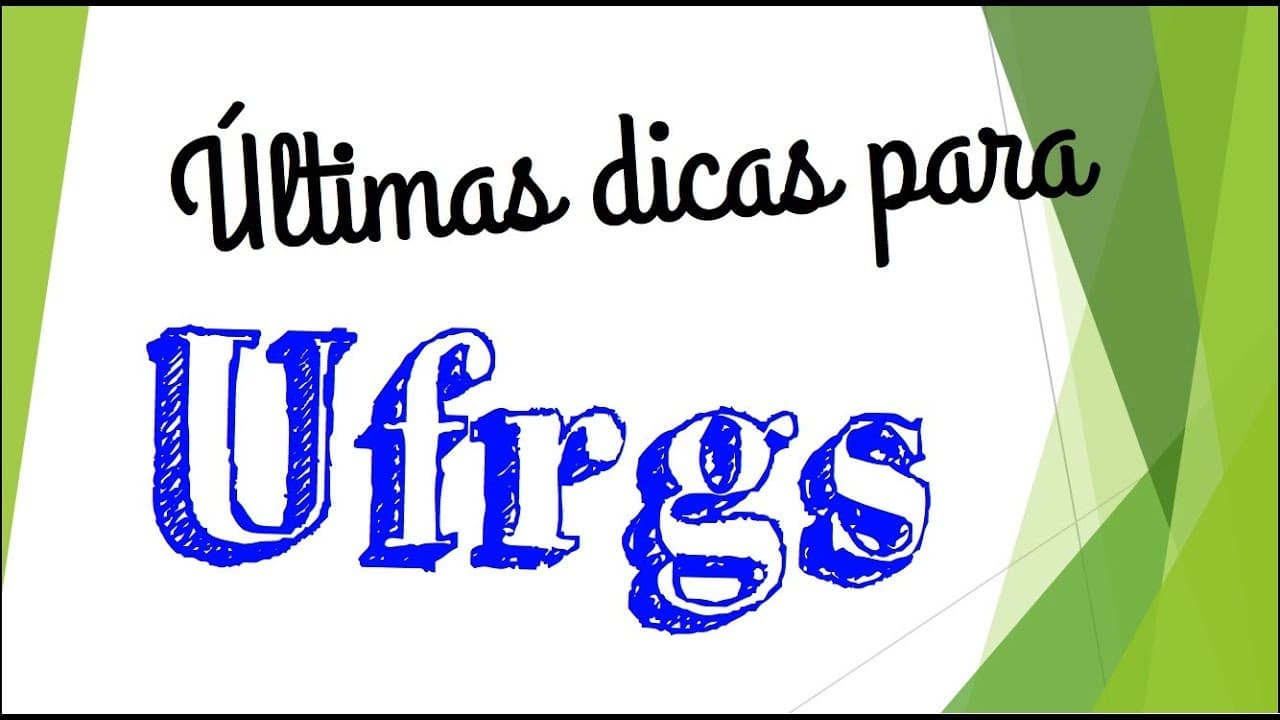 Thumbnail: Últimas dicas para Ufrgs